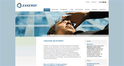 Desktop Screenshot of exxergy.com